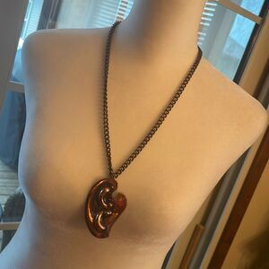Tortolani Crislu Solid Copper Pendant & Chain
